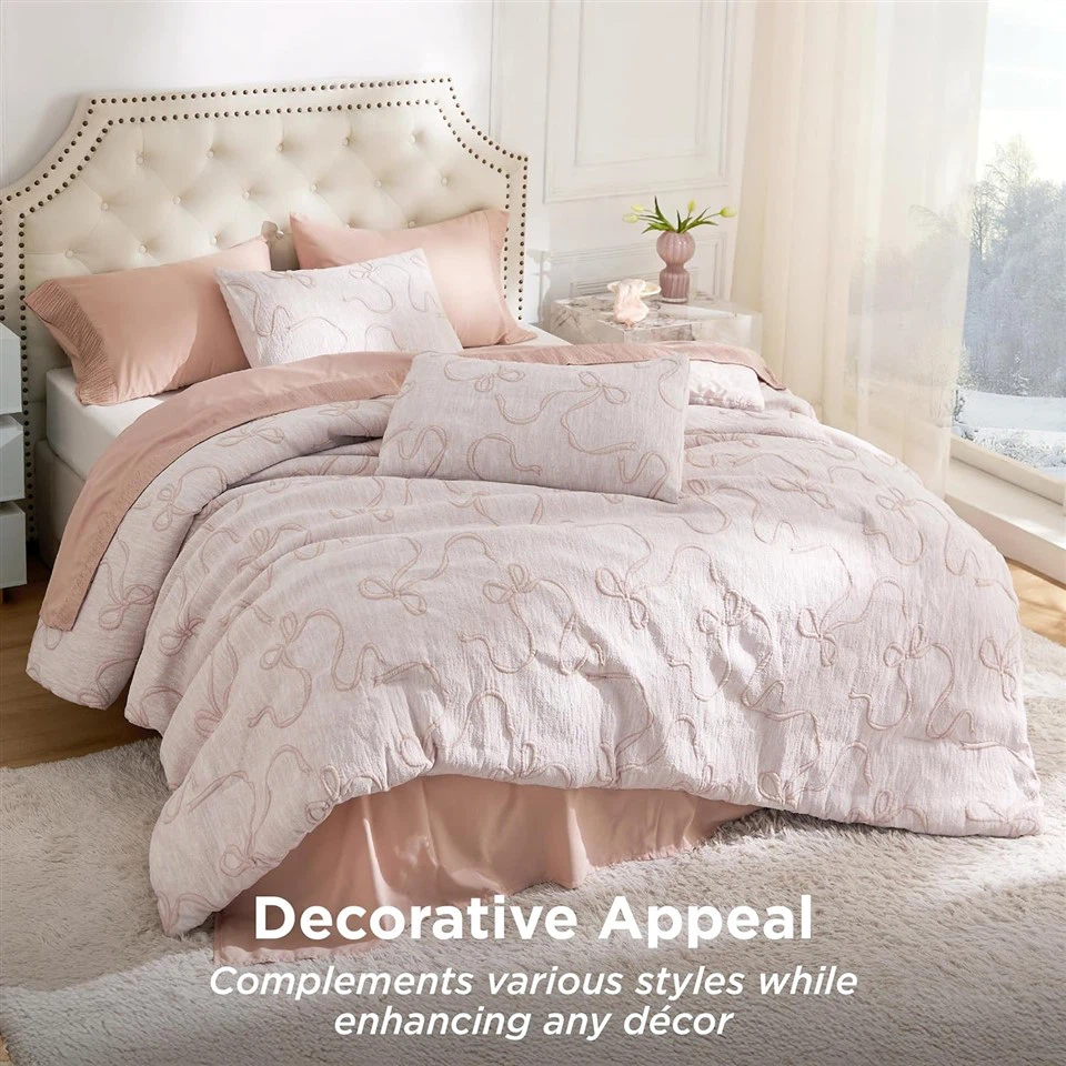 3D Puffy Jacquard Comforter Set